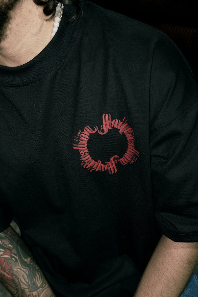 Playera Prime Gothic Cruss Black - ANTIFASHION