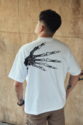 Playera Prime Hand White - ANTIFASHION