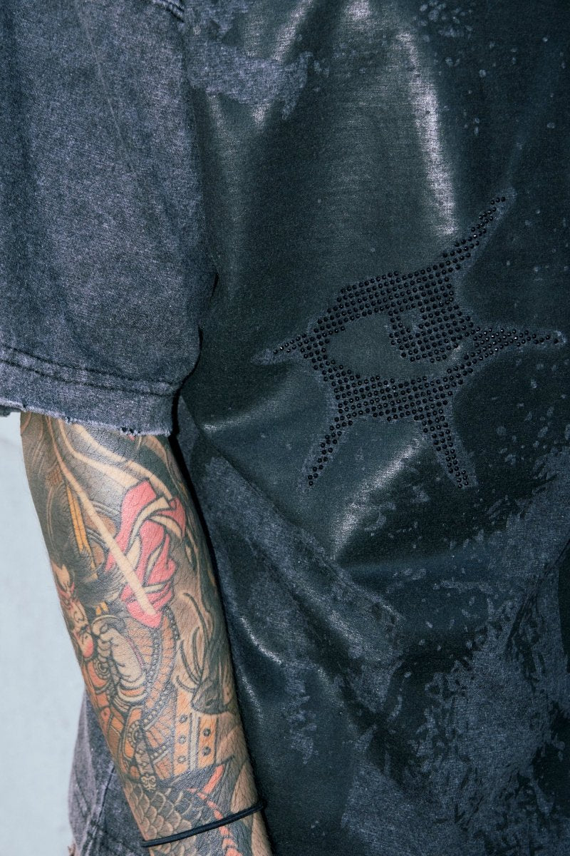Playera Prime Tercero Pedreria Deslavada - ANTIFASHION