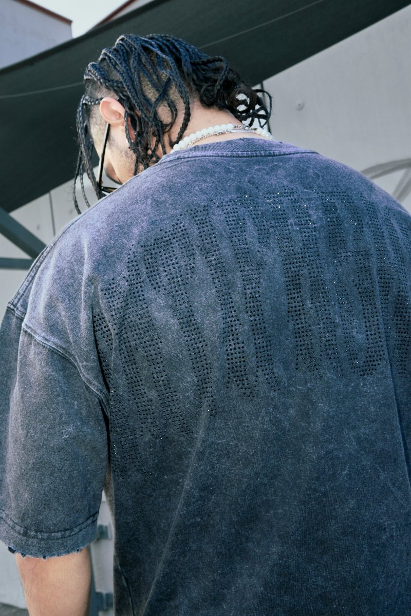 Playera Prime Tercero Pedreria Deslavada - ANTIFASHION