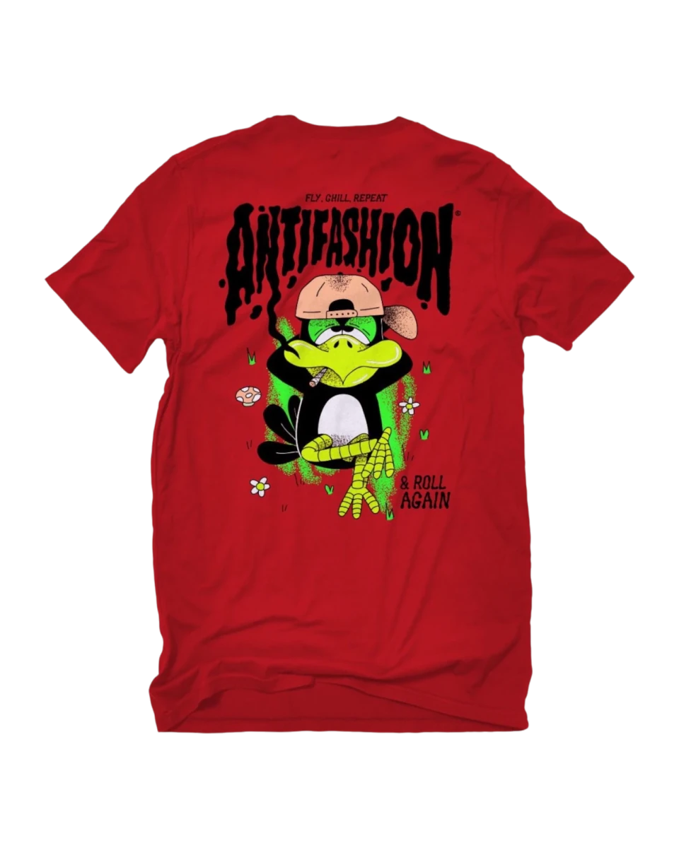 Playera Roll Again Red - ANTIFASHION
