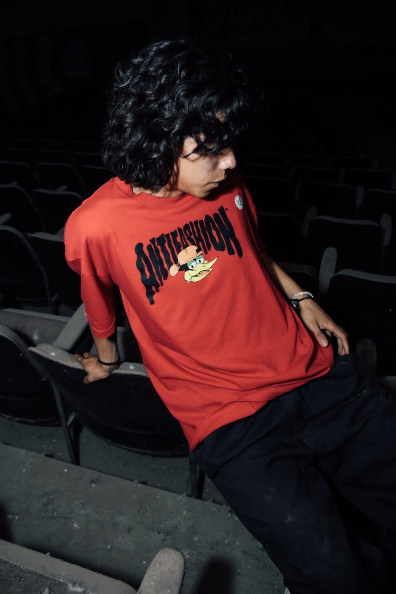 Playera Roll Again Red - ANTIFASHION