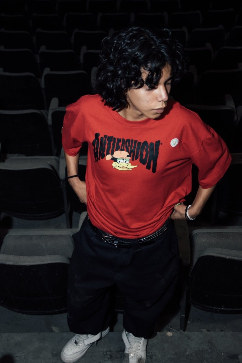 Playera Roll Again Red - ANTIFASHION