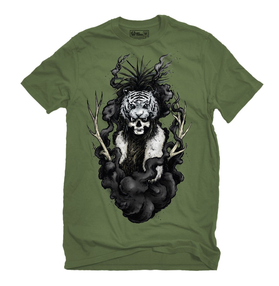 Playera Shaman Olivo - ANTIFASHION