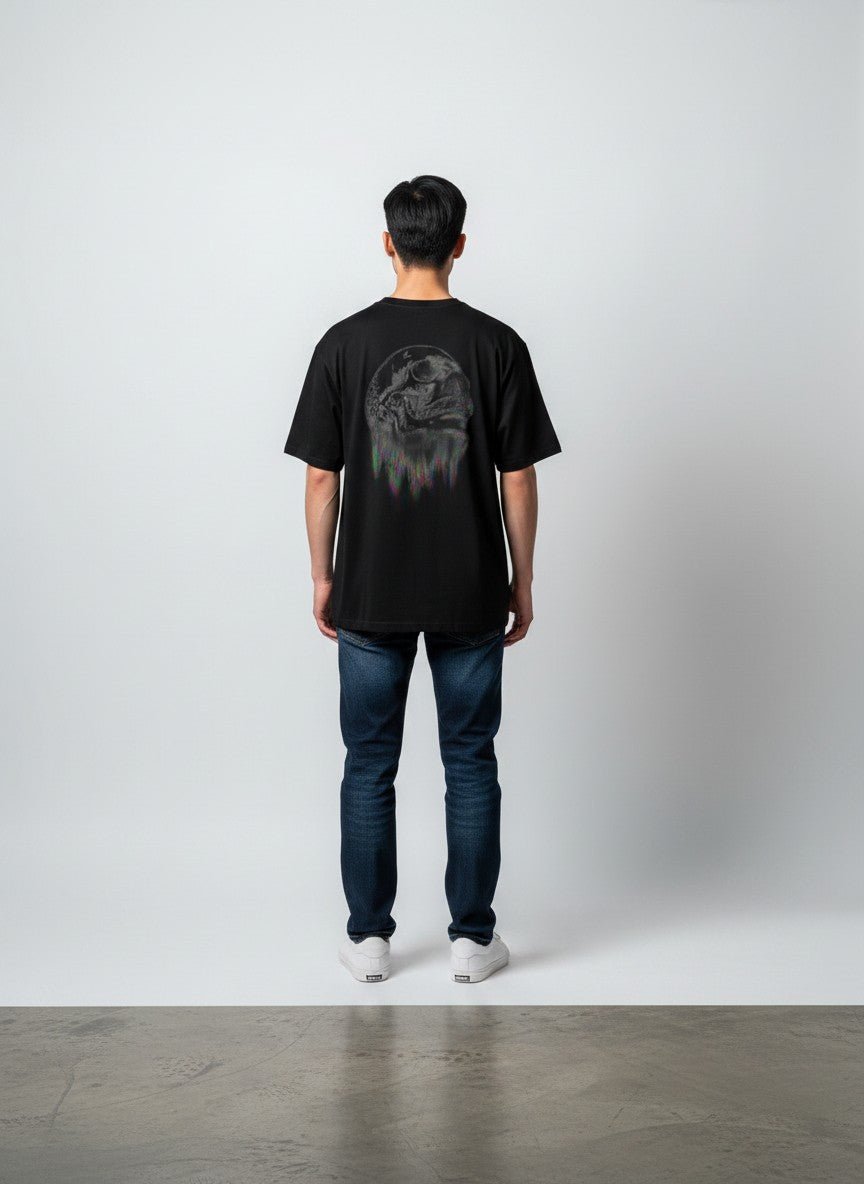 Playera Skull Granny Black - ANTIFASHION
