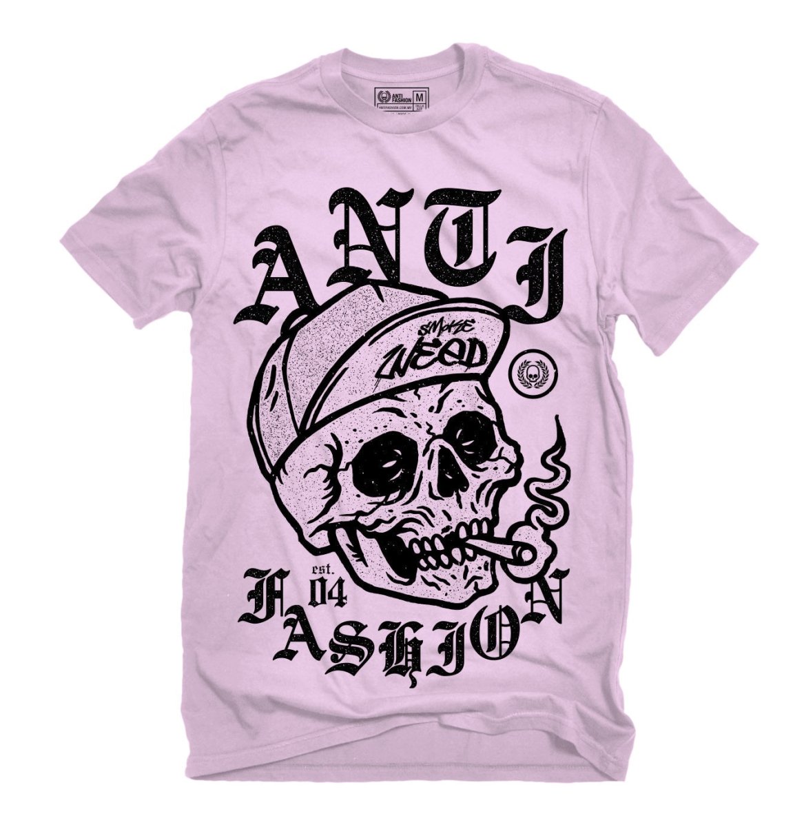 Playera Smoke Rosa - ANTIFASHION