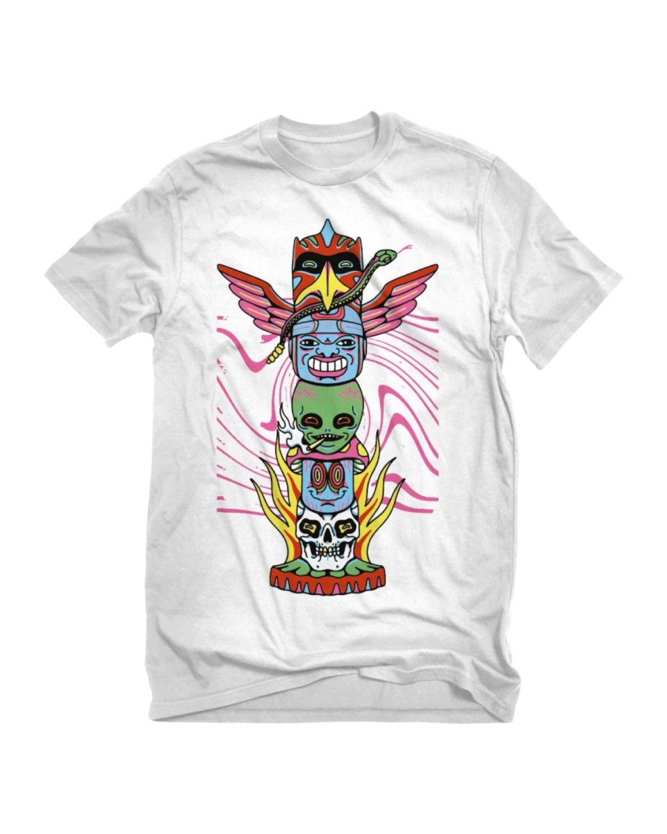 Playera Totem Blanca - ANTIFASHION