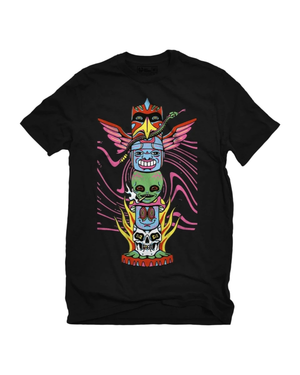 Playera Totem Negro - ANTIFASHION