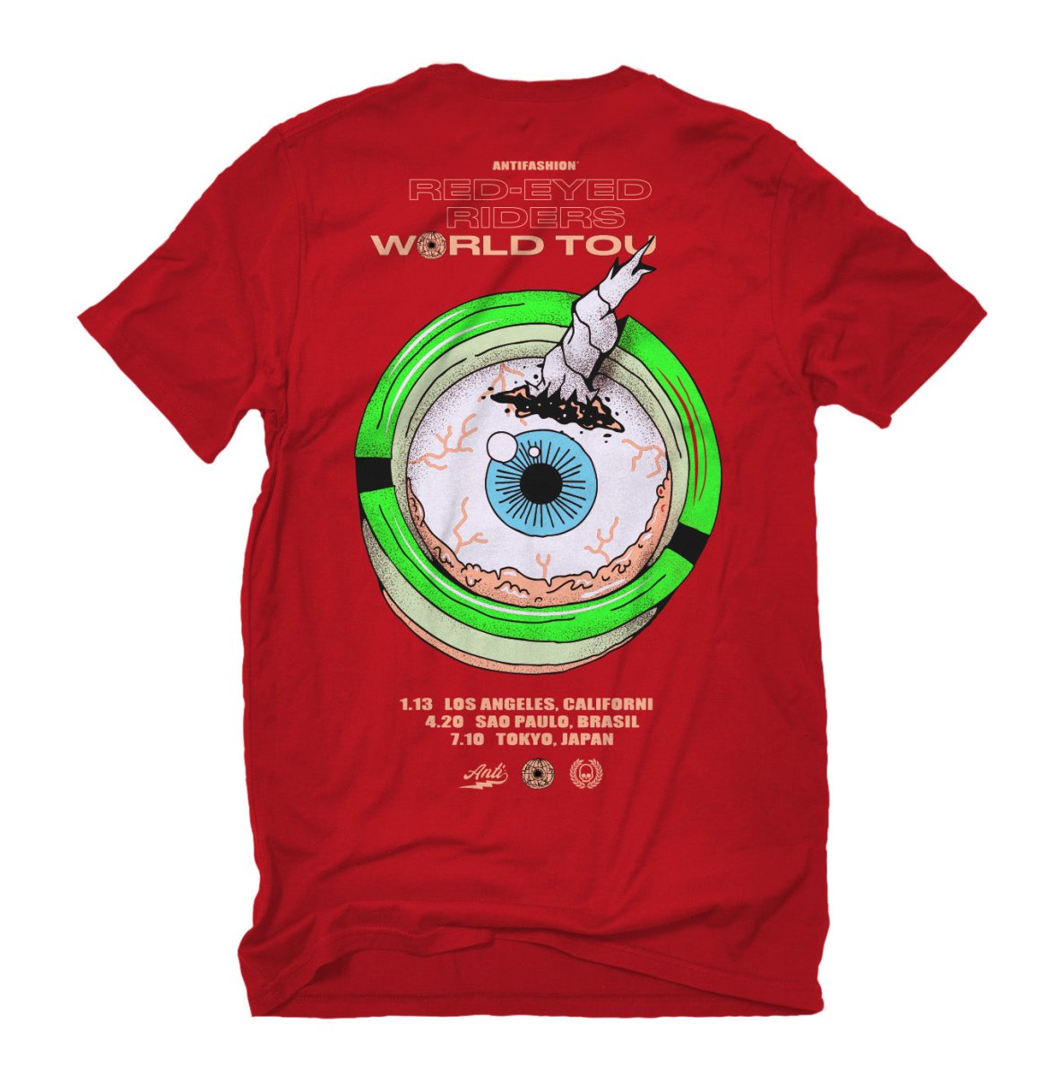 Playera Tour Red - ANTIFASHION