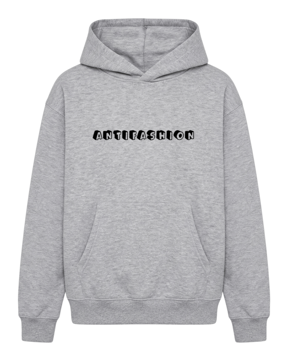 Sudadera Jason Gris Jaspe - ANTIFASHION