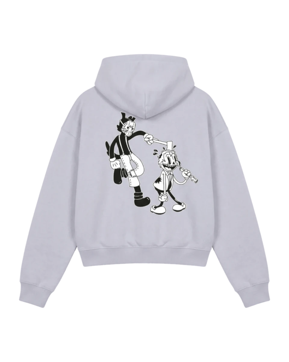 Sudadera Jason Gris Jaspe - ANTIFASHION