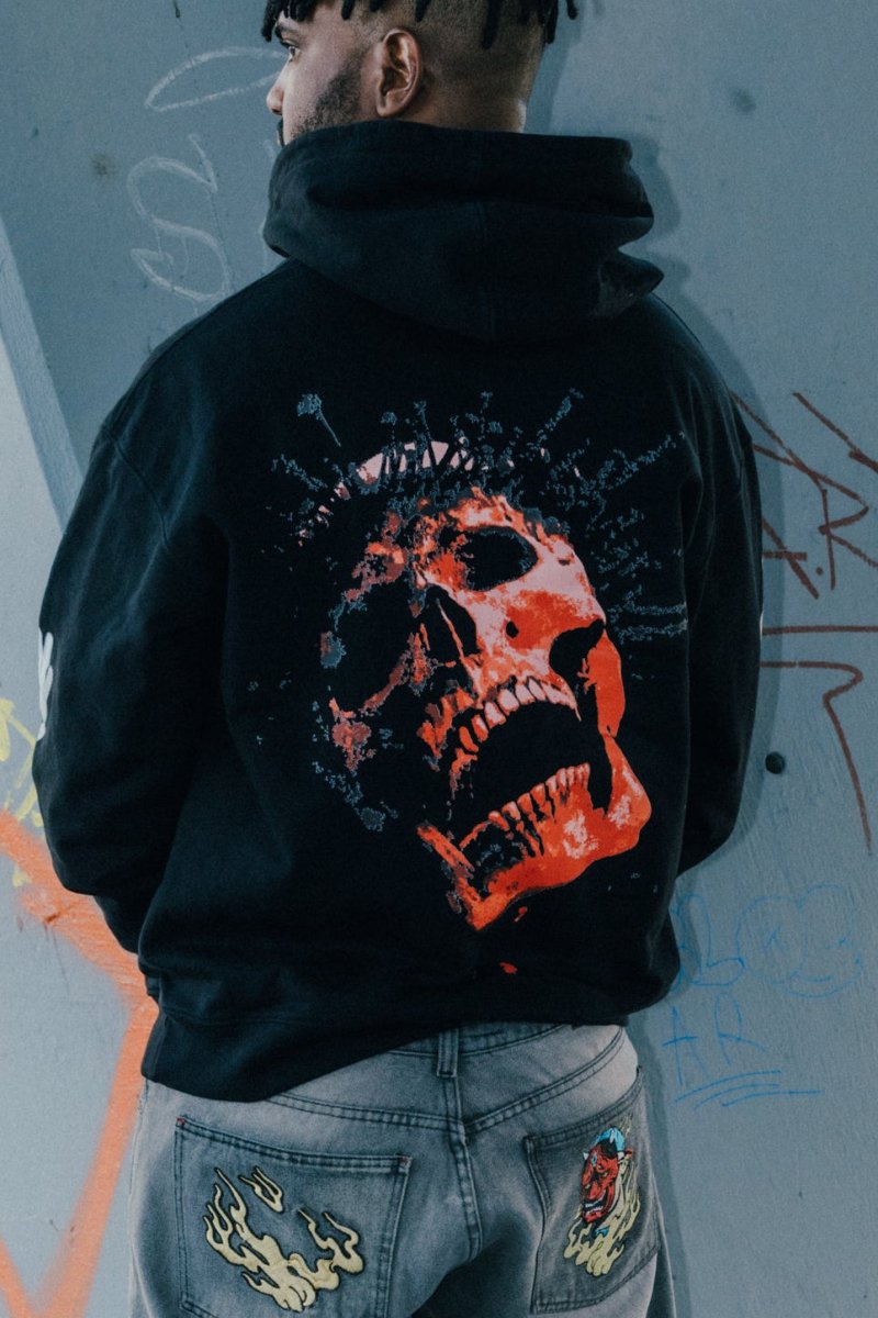 Sudadera RED SKULL - ANTIFASHION