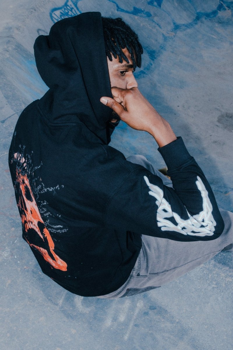 Sudadera RED SKULL - ANTIFASHION