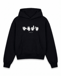 Sudadera Señas Negro - ANTIFASHION
