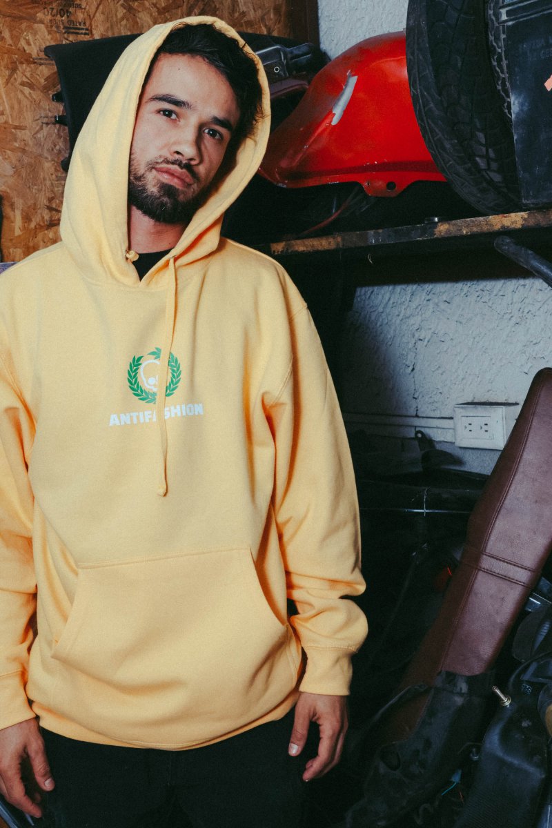 Sudadera West Peach Yellow - ANTIFASHION