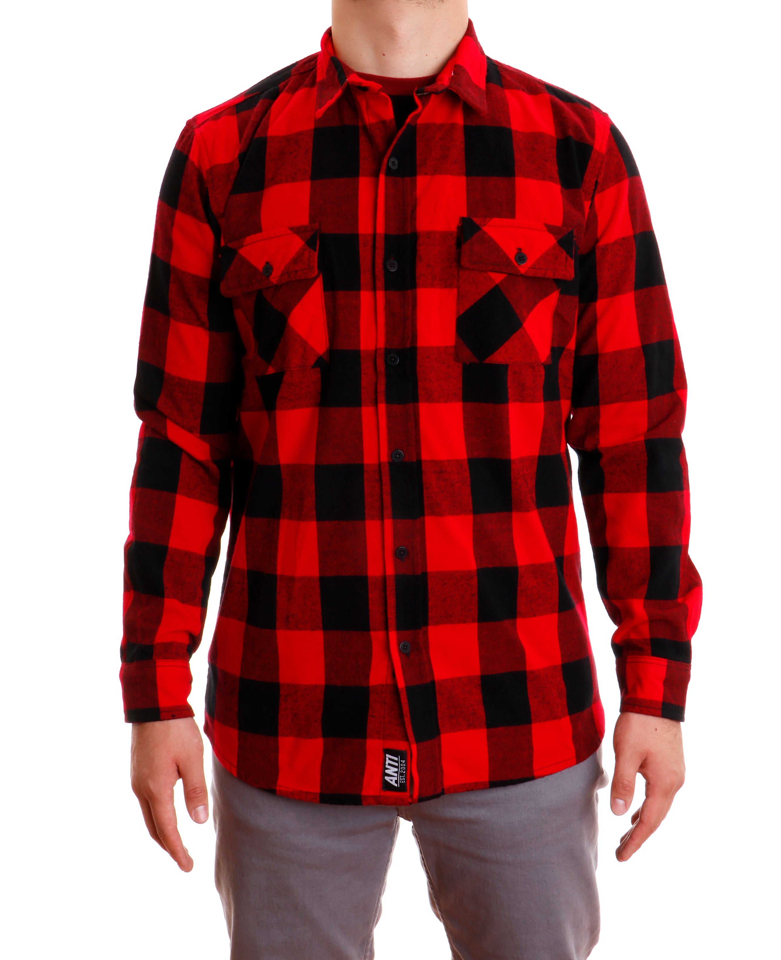 Camisa Franela Canada Rojo